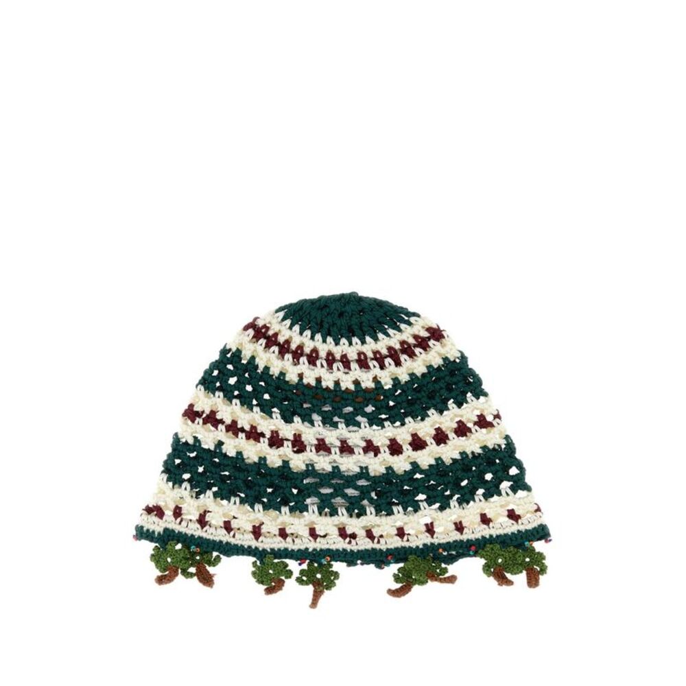 Alanui Women Embroidered Crochet Beanie Hat
